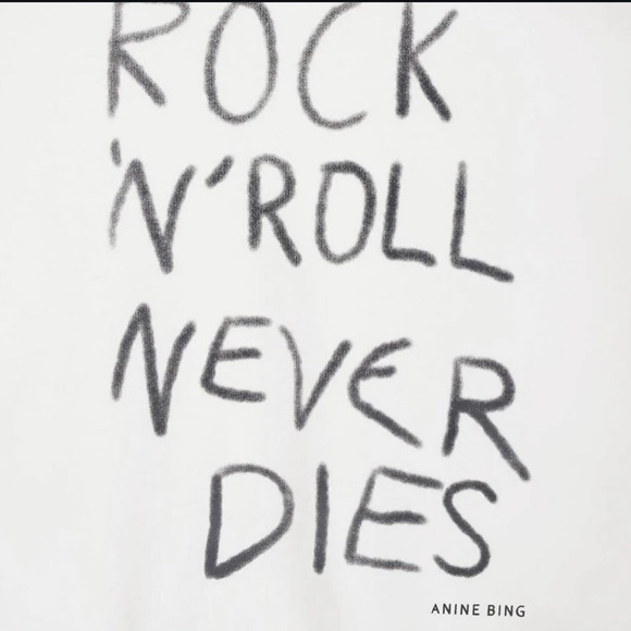 Anine Bing Miles Cotton Graphic Sweatshirt - Picture 4 of 13